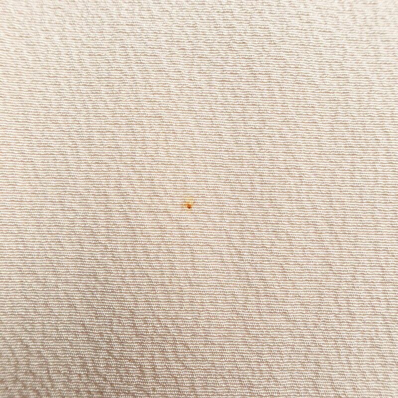 付け下げ 光悦寺 落款入り 縮緬 正絹 風景柄 袷仕立て 身丈172cm 裄丈68cm ピンク_画像12