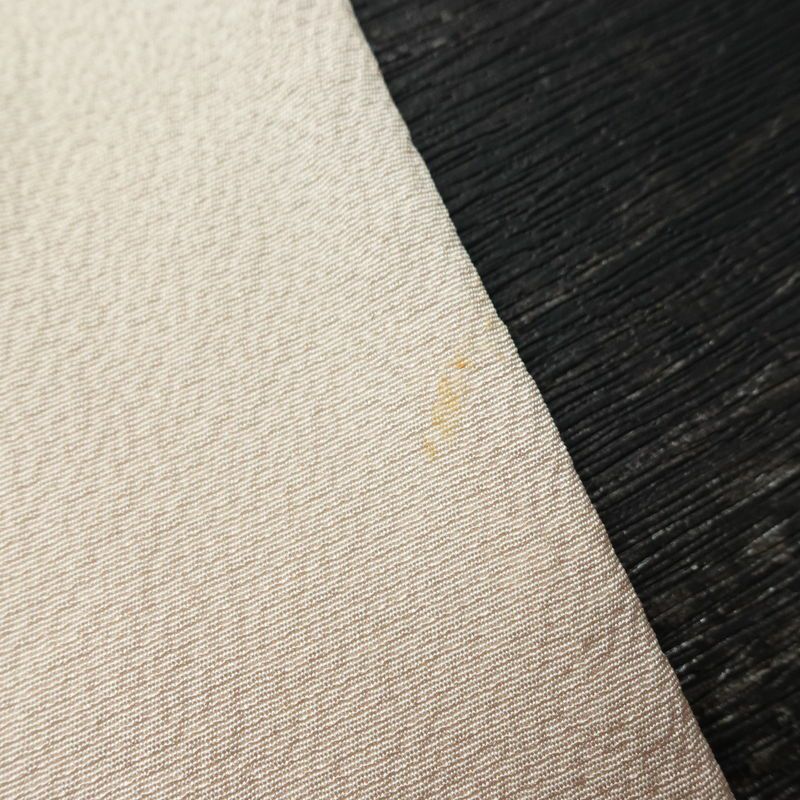 付け下げ 光悦寺 落款入り 縮緬 正絹 風景柄 袷仕立て 身丈172cm 裄丈68cm ピンク_画像15