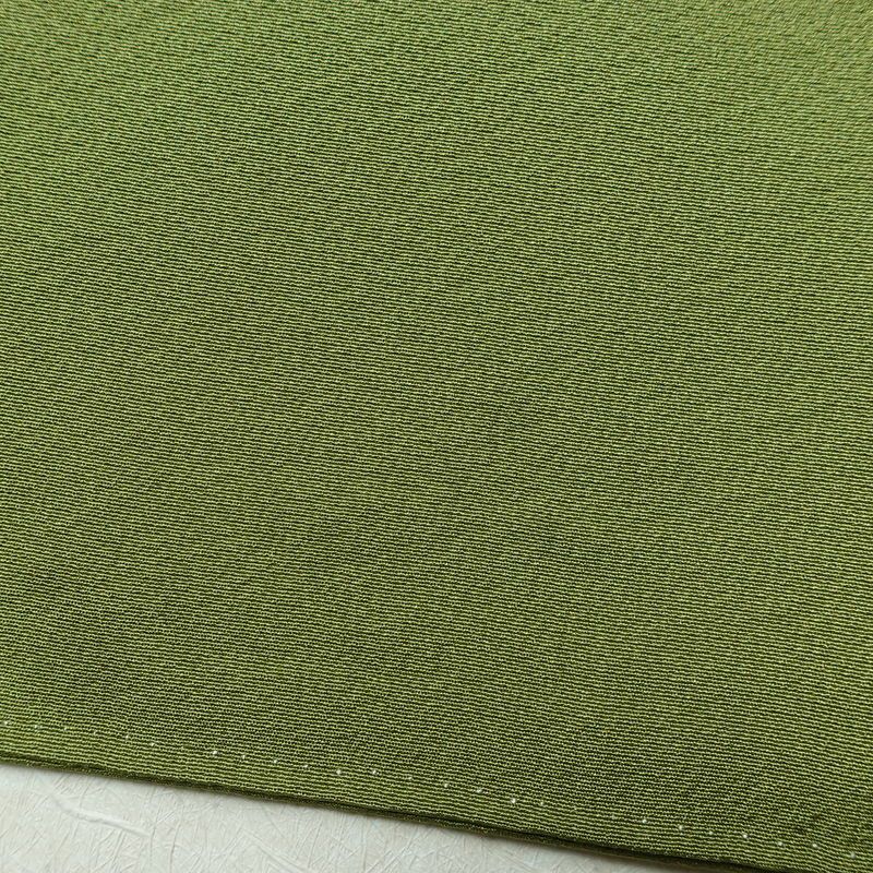 色無地 縮緬 一つ紋付き 正絹 無地 袷仕立て 身丈159cm 裄丈65.5cm 緑・うぐいす色_画像8