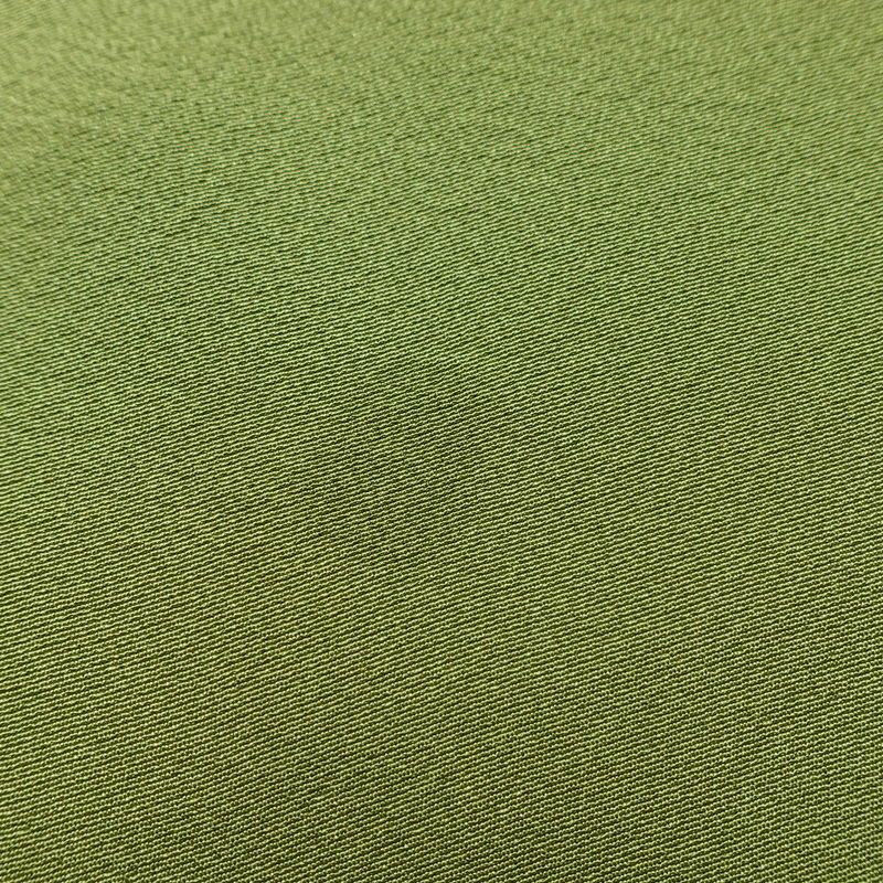 色無地 縮緬 一つ紋付き 正絹 無地 袷仕立て 身丈159cm 裄丈65.5cm 緑・うぐいす色_画像11