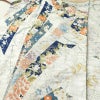 小紋 正絹 古典柄 袷仕立て 身丈165cm 裄丈65.5cm 箔 熨斗目 金彩 白_画像5