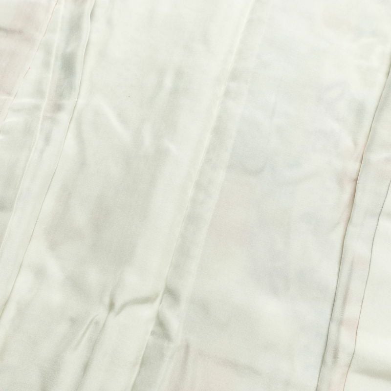 小紋 正絹 古典柄 袷仕立て 身丈165cm 裄丈65.5cm 箔 熨斗目 金彩 白_画像18