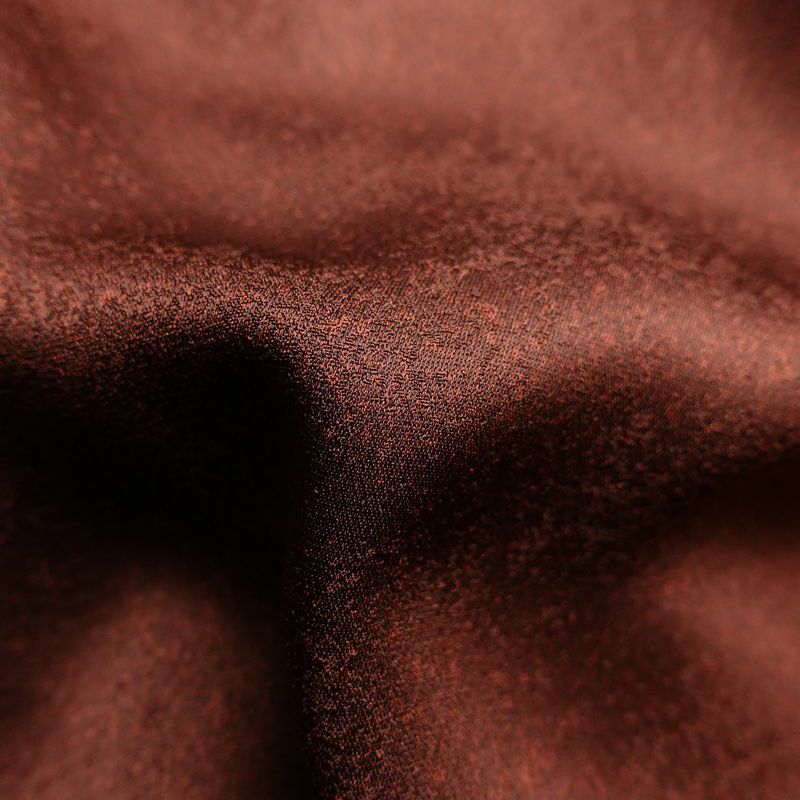 訪問着 良品 正絹 蝶・昆虫柄 袷仕立て 身丈157.5cm 裄丈65cm 箔 一部しつけ糸付き 茶_画像20