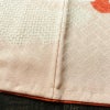 付け下げ 良品 しつけ糸付き 絞り 一つ紋付き 正絹 花柄 袷仕立て 身丈162cm 裄丈65cm ピンク_画像9