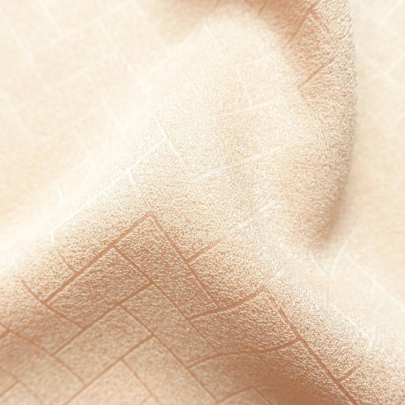 付け下げ 良品 しつけ糸付き 絞り 一つ紋付き 正絹 花柄 袷仕立て 身丈162cm 裄丈65cm ピンク_画像21