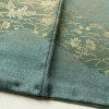 付け下げ 良品 スワトウ刺繍 正絹 古典柄 袷仕立て 身丈158cm 裄丈68.5cm 箔 刺繍 緑・うぐいす色_画像10