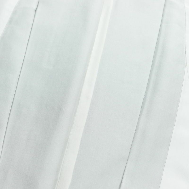 付け下げ 紬地 落款入り しつけ糸付き 正絹 その他の柄 袷仕立て 身丈166cm 裄丈70cm 箔 緑・うぐいす色_画像18