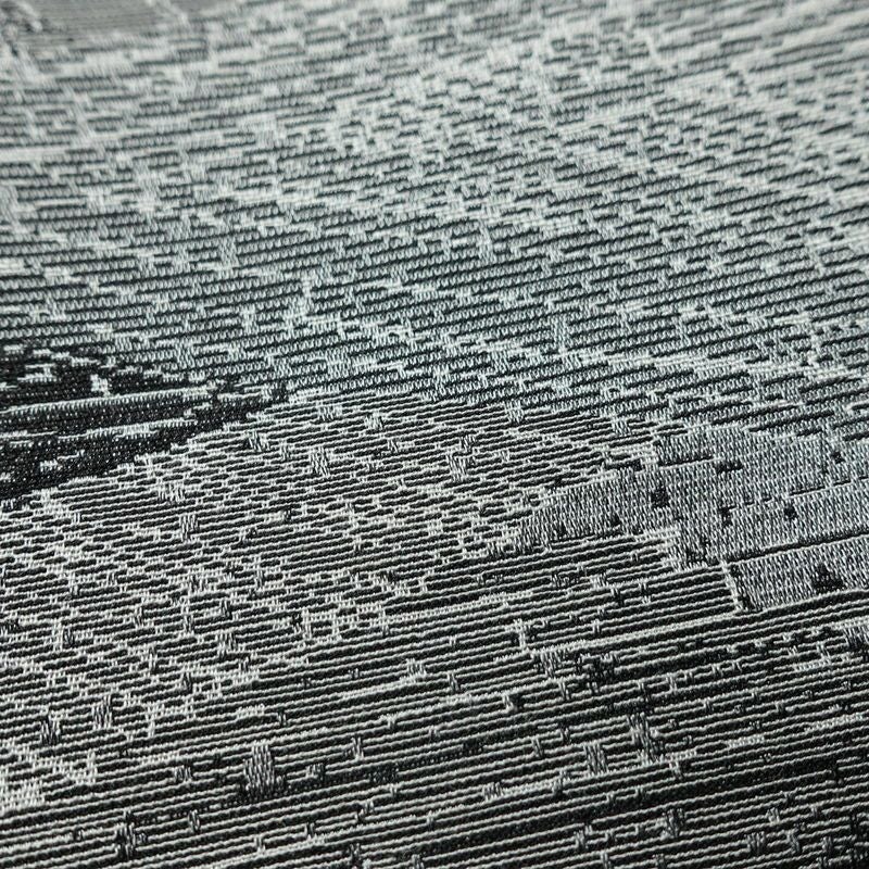 小紋 ポリエステル 幾何学柄・抽象柄 袷仕立て 身丈149cm 裄丈63.5cm グレー_画像6