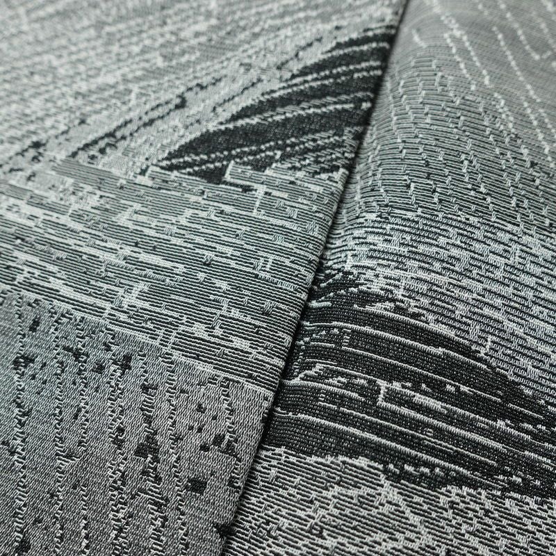 小紋 ポリエステル 幾何学柄・抽象柄 袷仕立て 身丈149cm 裄丈63.5cm グレー_画像7