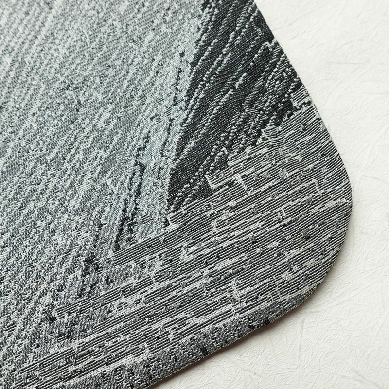 小紋 ポリエステル 幾何学柄・抽象柄 袷仕立て 身丈149cm 裄丈63.5cm グレー_画像12