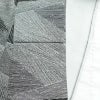 小紋 ポリエステル 幾何学柄・抽象柄 袷仕立て 身丈149cm 裄丈63.5cm グレー_画像15