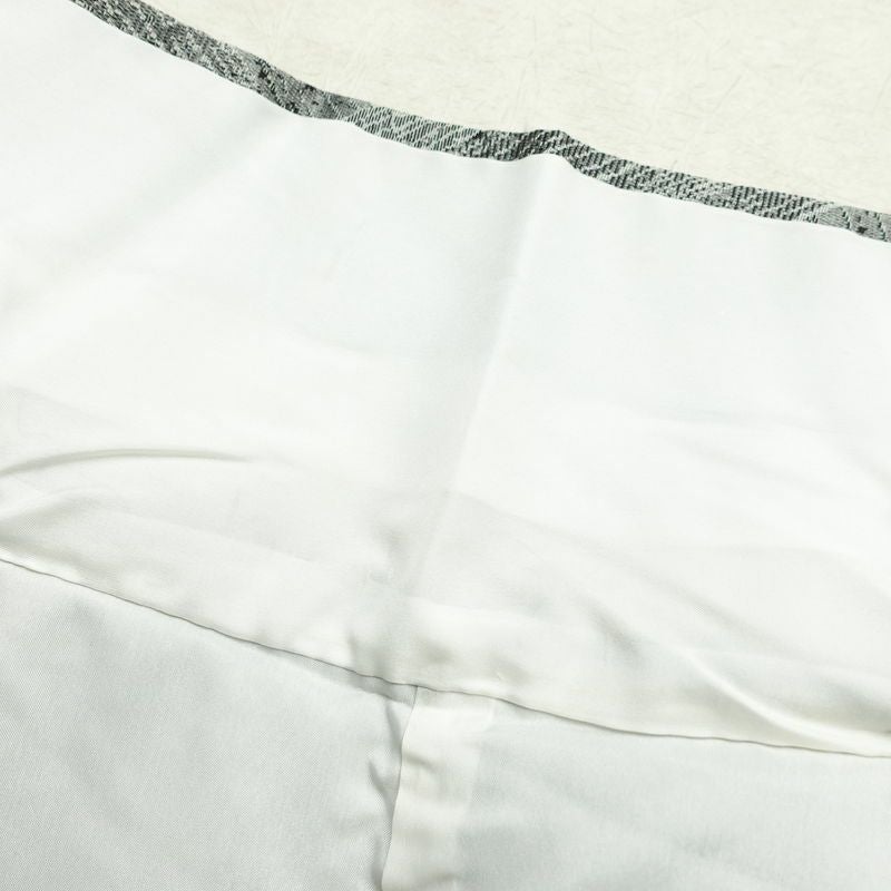 小紋 ポリエステル 幾何学柄・抽象柄 袷仕立て 身丈149cm 裄丈63.5cm グレー_画像17