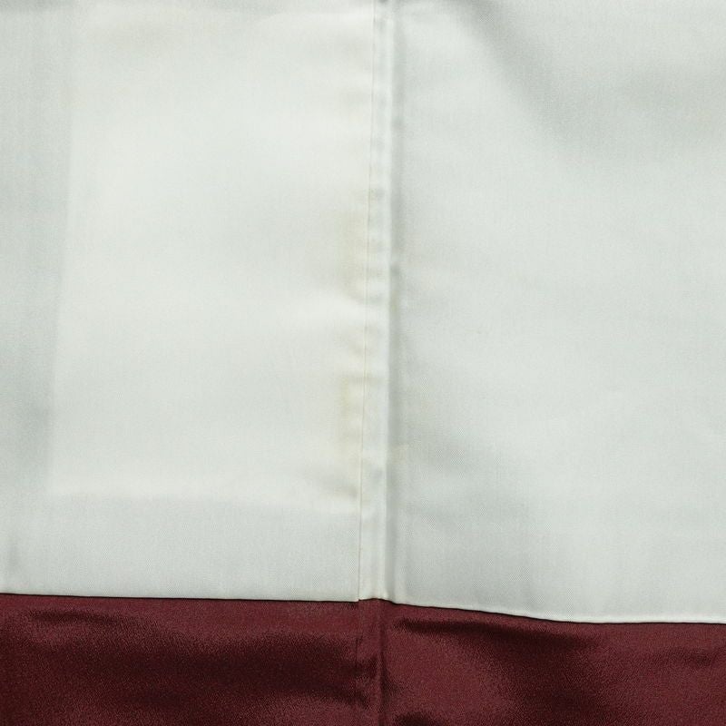 小紋 ポリエステル 幾何学柄・抽象柄 袷仕立て 身丈149cm 裄丈63.5cm グレー_画像18