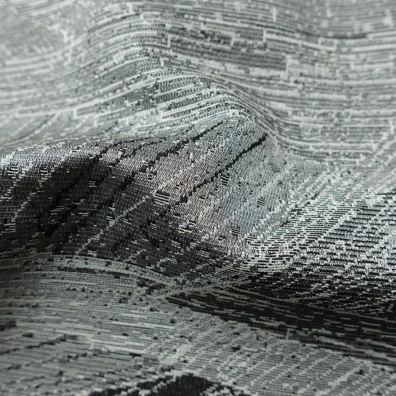 小紋 ポリエステル 幾何学柄・抽象柄 袷仕立て 身丈149cm 裄丈63.5cm グレー_画像21