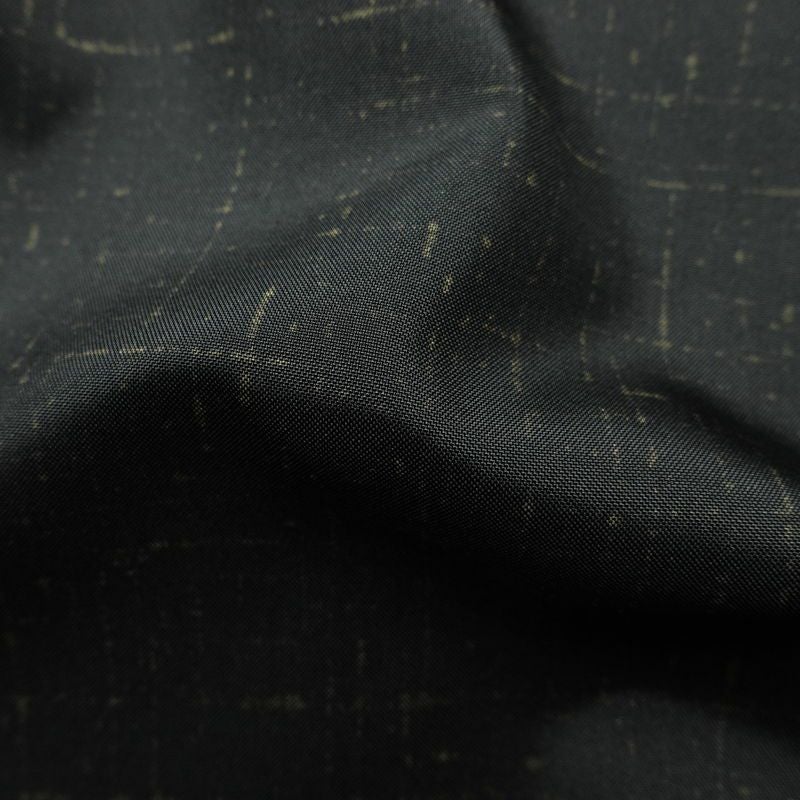 付け下げ 良品 しつけ糸付き 正絹 古典柄 袷仕立て 身丈166cm 裄丈71cm 黒_画像21