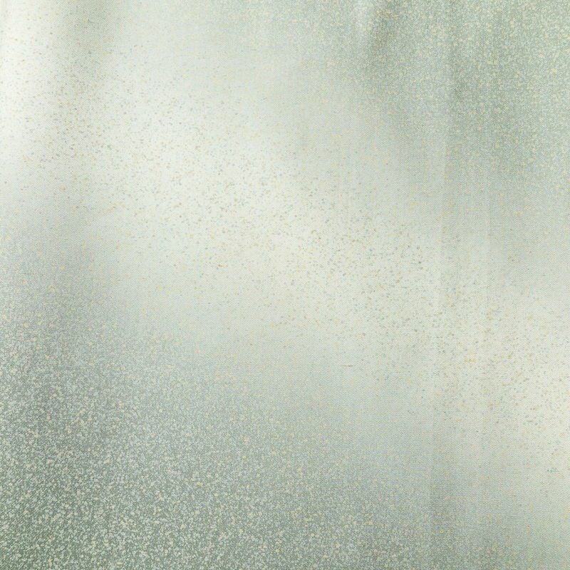 付け下げ 美品 しつけ糸付き 紬地 正絹 その他の柄 袷仕立て 身丈173.5cm 裄丈70cm 緑・うぐいす色_画像6