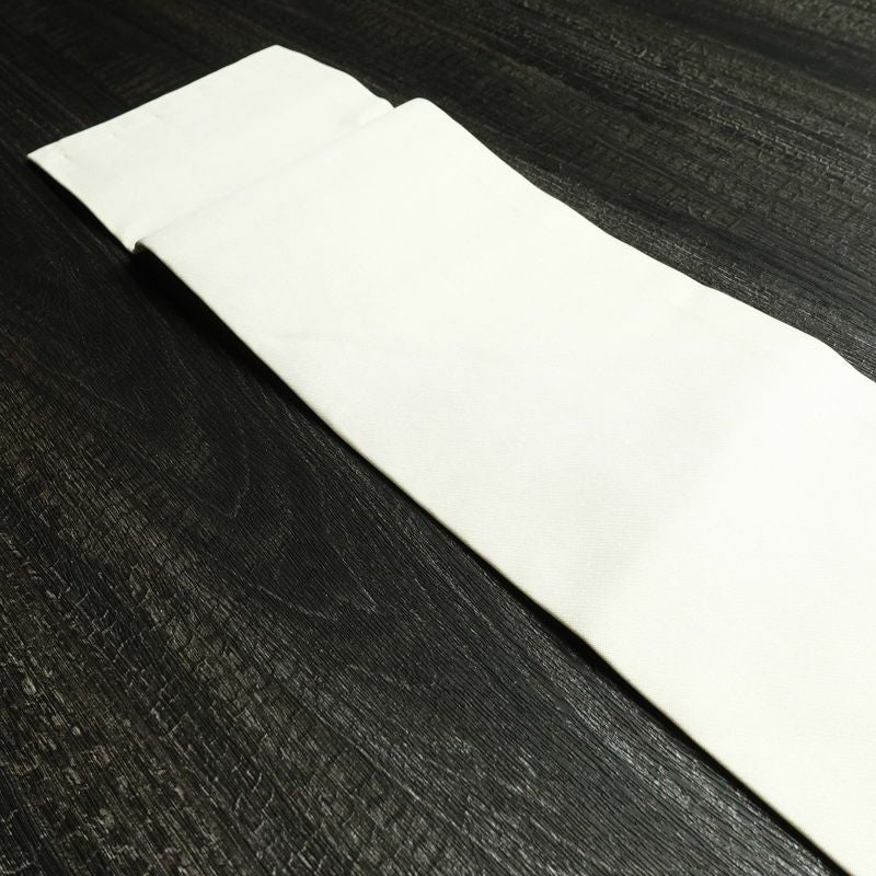 名古屋帯 太鼓柄 正絹 花柄 名古屋仕立て 刺繍 白_画像16