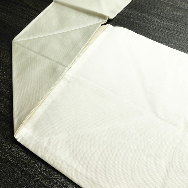 名古屋帯 太鼓柄 正絹 花柄 名古屋仕立て 刺繍 白_画像19