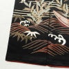 振袖 良品 金駒刺繍 正絹 風景柄 袷仕立て 身丈172cm 裄丈71cm 箔 金彩 モダン 成人式 黒_画像10