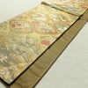 袋帯 琳派瑞祥錦 本金箔つづれ 六通柄 フォーマル用 正絹 古典柄 箔 金糸 帯 緑・うぐいす色_画像6
