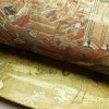 袋帯 太鼓柄 フォーマル用 正絹 人物・動物柄 箔 帯 金・銀_画像6