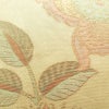 袋帯 全通柄 フォーマル用 正絹 花柄 箔 金糸 帯 クリーム_画像7