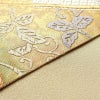袋帯 六通柄 良品 フォーマル用 正絹 古典柄 箔 刺繍 金糸 帯 扇子 鶴 菊 多色使い_画像12