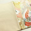 袋帯 六通柄 良品 フォーマル用 正絹 古典柄 箔 刺繍 金糸 帯 扇子 鶴 菊 多色使い_画像16