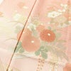 訪問着 良品 縮緬 正絹 古典柄 袷仕立て 身丈164cm 裄丈64.5cm 箔 金彩 フォーマル 着物 ピンク_画像6