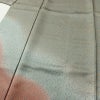 付け下げ 美品 綸子 正絹 その他の柄 袷仕立て 身丈159.5cm 裄丈65cm 一部しつけ糸付き 共八掛 フォーマル 着物 緑・うぐいす色_画像5