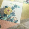 袋帯 六通柄 フォーマル用 正絹 古典柄 箔 刺繍 帯 金・銀_画像3