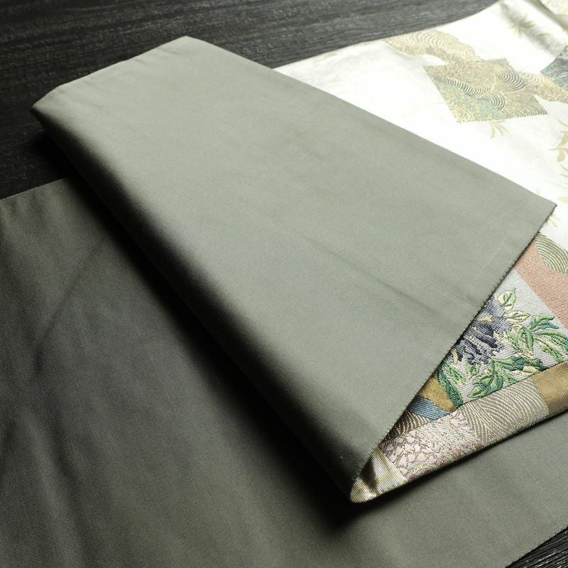 袋帯 六通柄 フォーマル用 正絹 古典柄 箔 刺繍 帯 金・銀_画像10