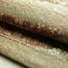 袋帯 六通柄 フォーマル用 正絹 幾何学柄・抽象柄 箔 金通し 帯 ベージュ_画像7