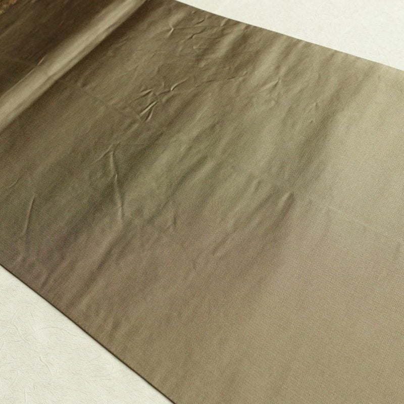 袋帯 六通柄 フォーマル用 正絹 幾何学柄・抽象柄 箔 金通し 帯 ベージュ_画像16