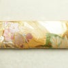 袋帯 六通柄 良品 フォーマル用 正絹 木の葉・植物柄 箔 金糸 帯 金・銀_画像14