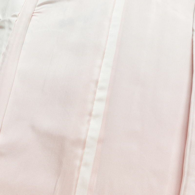 訪問着 正絹 木の葉・植物柄 袷仕立て 身丈161cm 裄丈66.5cm 箔 一部しつけ糸付き 金彩 ピンク_画像18