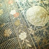 袋帯 六通柄 美品 フォーマル用 正絹 古典柄 箔 金糸 帯 蝶 菊 梅 緑・うぐいす色_画像7