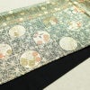 袋帯 六通柄 美品 フォーマル用 正絹 古典柄 箔 金糸 帯 蝶 菊 梅 緑・うぐいす色_画像12