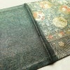 袋帯 六通柄 美品 フォーマル用 正絹 古典柄 箔 金糸 帯 蝶 菊 梅 緑・うぐいす色_画像17