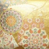 袋帯 六通柄 良品 フォーマル用 正絹 幾何学柄・抽象柄 箔 帯 菊 金・銀_画像2