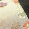 袋帯 六通柄 フォーマル用 正絹 古典柄 刺繍 金糸 帯 振袖用 多色使い_画像6