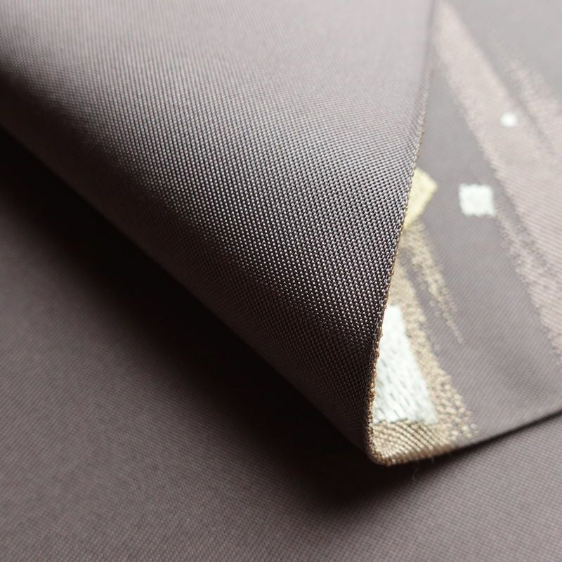 袋帯 草木染 六通柄 良品 フォーマル用 正絹 古典柄 紫・藤色_画像11