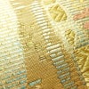 袋帯 織音 六通柄 美品 フォーマル用 正絹 幾何学柄・抽象柄 箔 金糸 帯 金・銀_画像7
