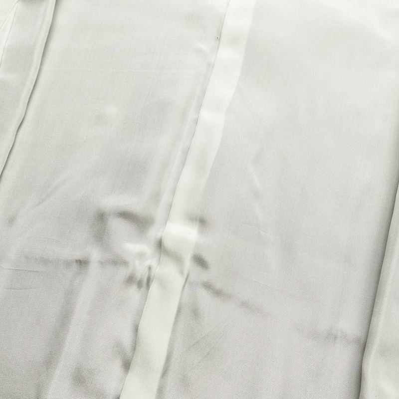 小紋 しつけ糸付き 縮緬 総柄 正絹 麻の葉柄 袷仕立て 色違い共八掛 身丈160.5cm 裄丈67cm 着物 小豆・エンジ_画像16