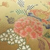 袋帯 六通柄 美品 フォーマル用 正絹 花柄 金糸 帯 油色 お洒落 黄・黄土色_画像4