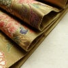 袋帯 六通柄 美品 フォーマル用 正絹 花柄 金糸 帯 油色 お洒落 黄・黄土色_画像21