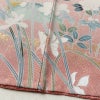訪問着 美品 縮緬 一つ紋付き 正絹 風景柄 袷仕立て 身丈159.5cm 裄丈69.5cm 箔 金彩 フォーマル 着物 ピンク_画像12