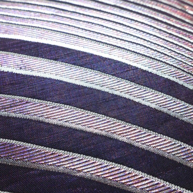 袋帯 全通柄 正絹 幾何学柄・抽象柄 金通し 金糸 銀糸 帯 踊り用 多色使い_画像5