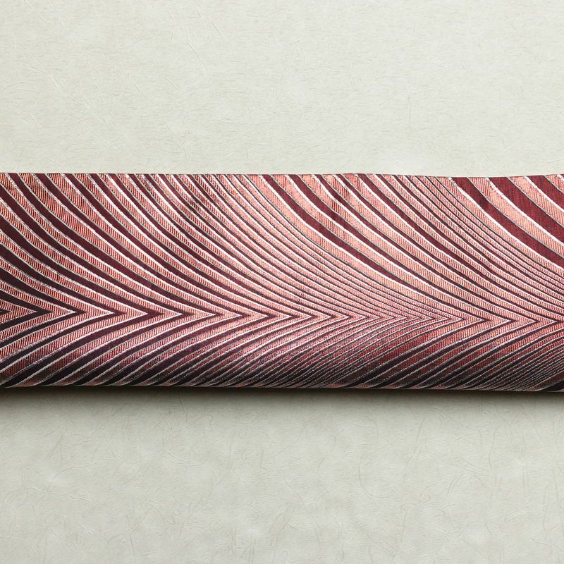 袋帯 全通柄 正絹 幾何学柄・抽象柄 金通し 金糸 銀糸 帯 踊り用 多色使い_画像15