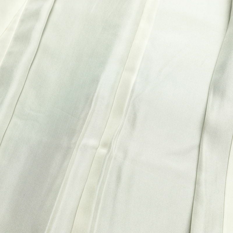 付け下げ 落款入り ふくれ織 縮緬 正絹 古典柄 袷仕立て 身丈163.5cm 裄丈66cm 箔 金彩 着物 緑・うぐいす色_画像17